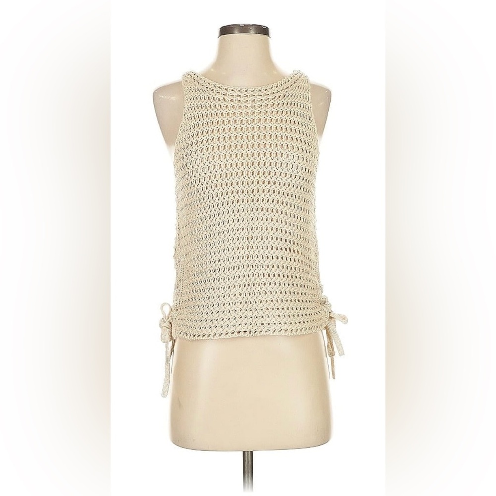 Gap Crochet Sweater Vest Size XS but could fit Small
